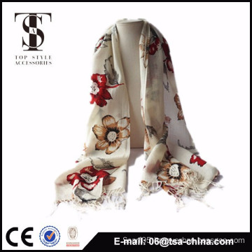 China wool scarf,popular 100% wool scarf,long kashmir wool scarf